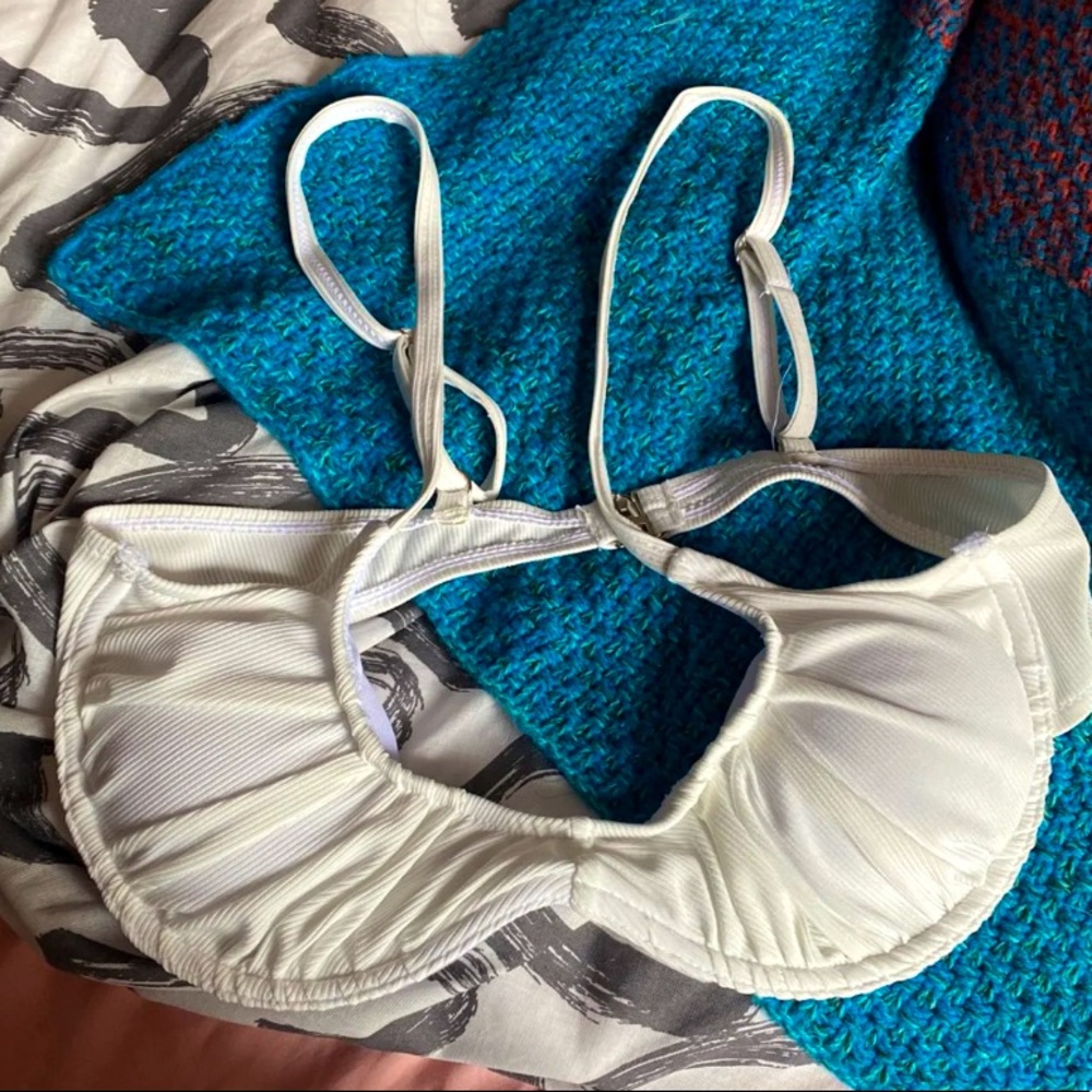 White bikini top